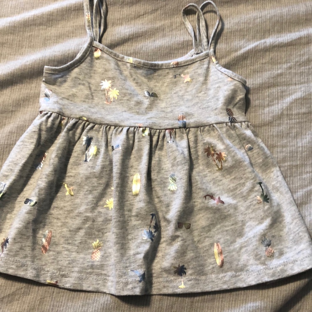 Gymboree 2T tank beach